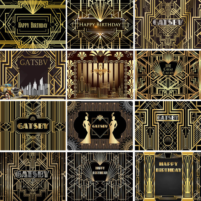 Background Information Great Gatsby  Great Gatsby Decorations Party Decor  - Theme - Aliexpress